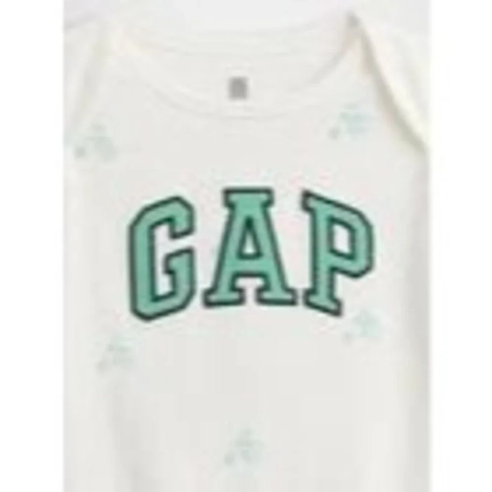 GAP Baby-Boys Short Sleeve Logo Bodysuit - NWT - 0-3M